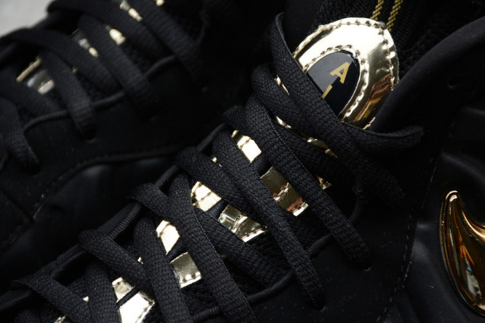 Air Foamposite Pro Black Metallic Gold  624041-009