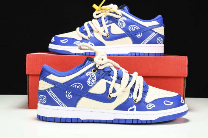 NIKE DUNK LOW RETRO BLACK/YPER COBALTWHTE DD1931-001