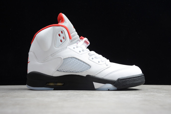 Air Jordan 5 Retro Fire Red Silver Tongue (2020)  DA1911-102