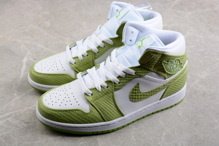 Air Jordan 1 Mid SE "Green Python" DV2959-113