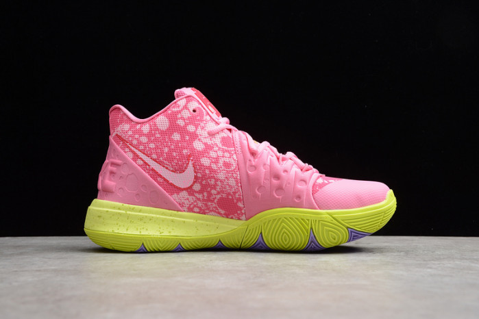 kyrie 5 spongebob patR1ck lotus pink/university red 003