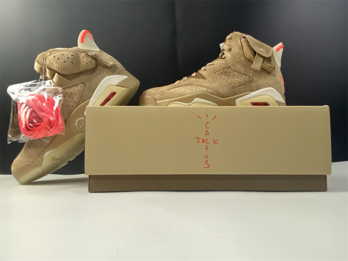 Travis Scott x Air Jordan 6 “British Khaki” DH0690-200