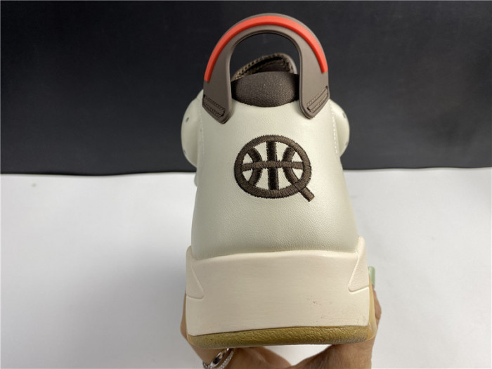 Air Jordan 6 Retro Quai54 Sail Brown (2020) CZ4152-100